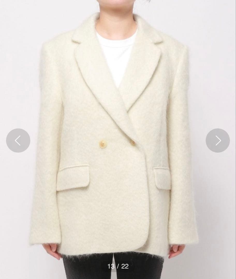 BABYLONE シャギージャケットコート　ジャコット