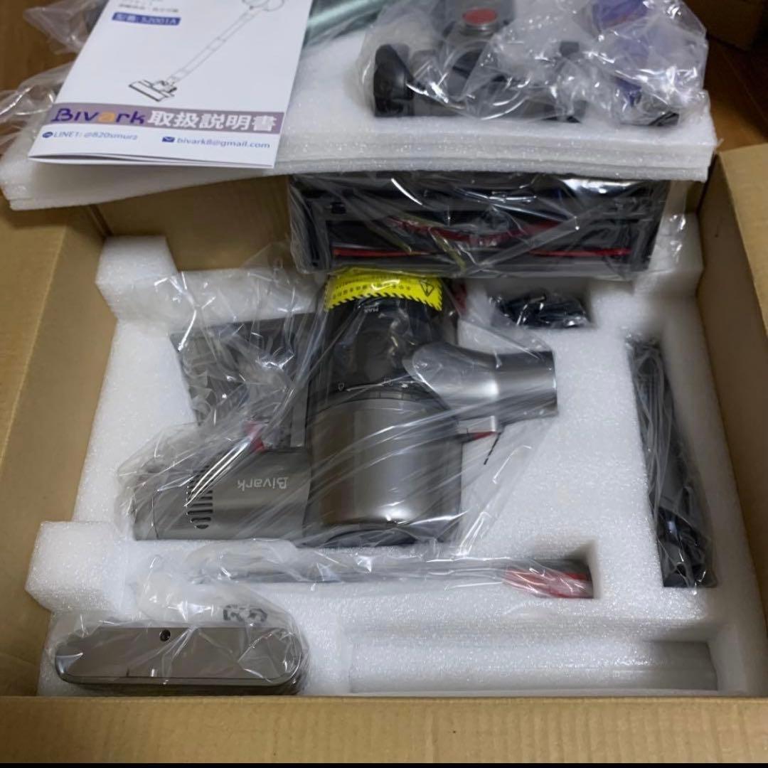 コードレス掃除機 50Kpa 強力吸引 グリーンLEDライト付き 65分連続稼働