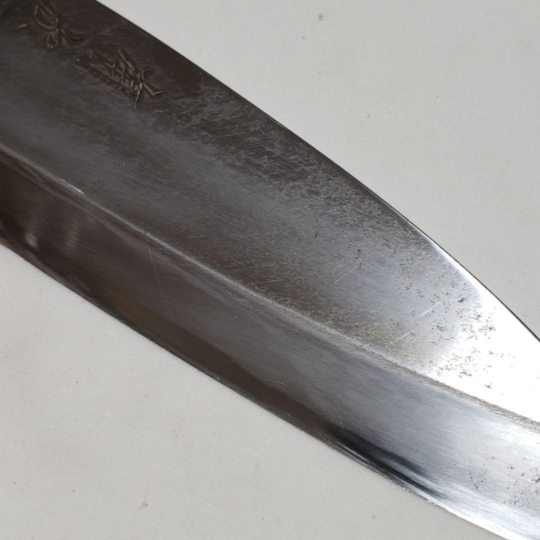 k*1様 【S44-6】有次 出刃包丁 和包丁 研ぎ済み 水牛柄 刃渡り約15c