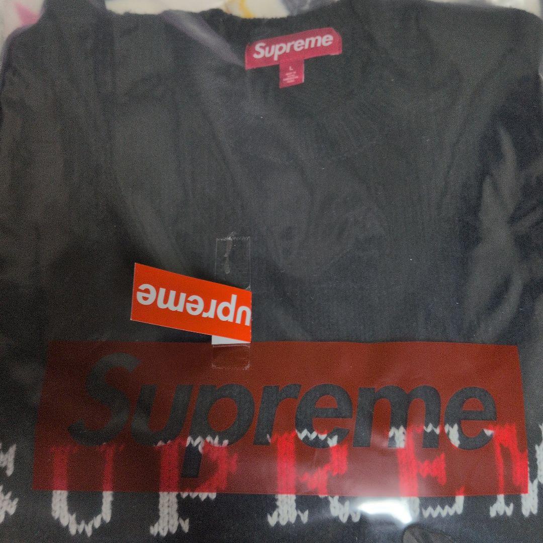 k*i様 新品未使用 supreme Contrast Logo Sweater