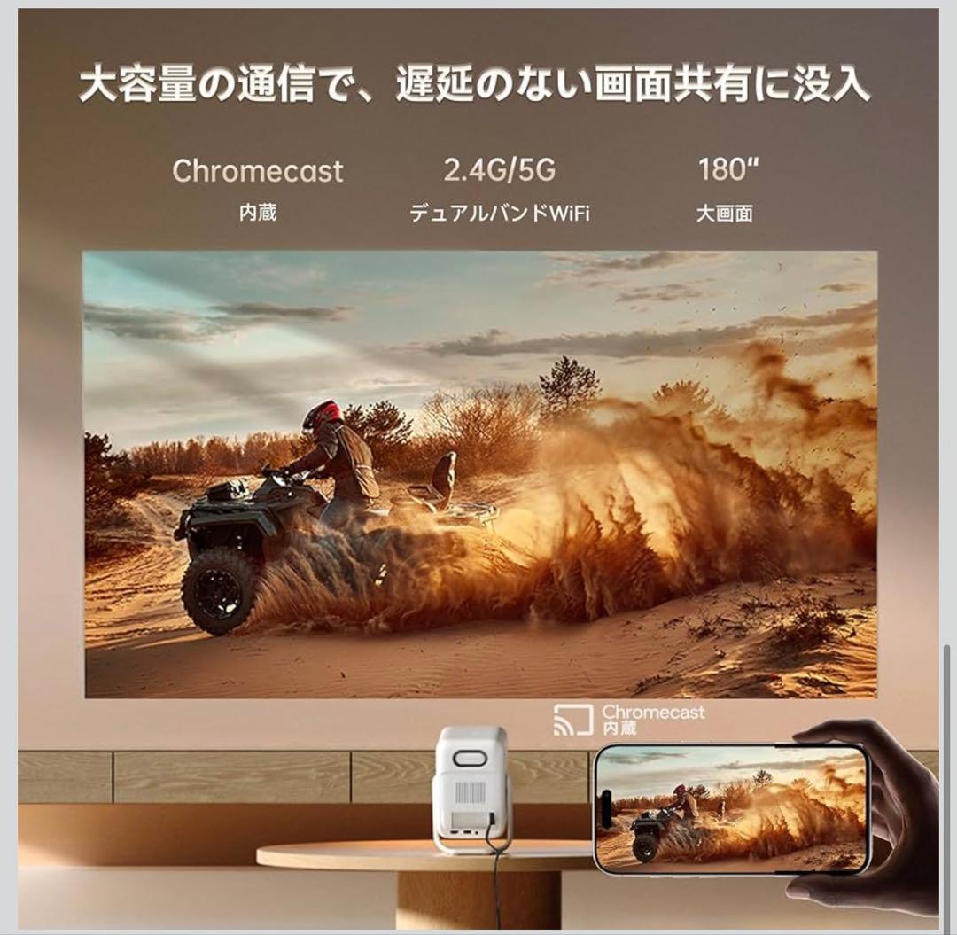 Wanbo T2 Ultra Android TV 11.0搭載 プロジェクター