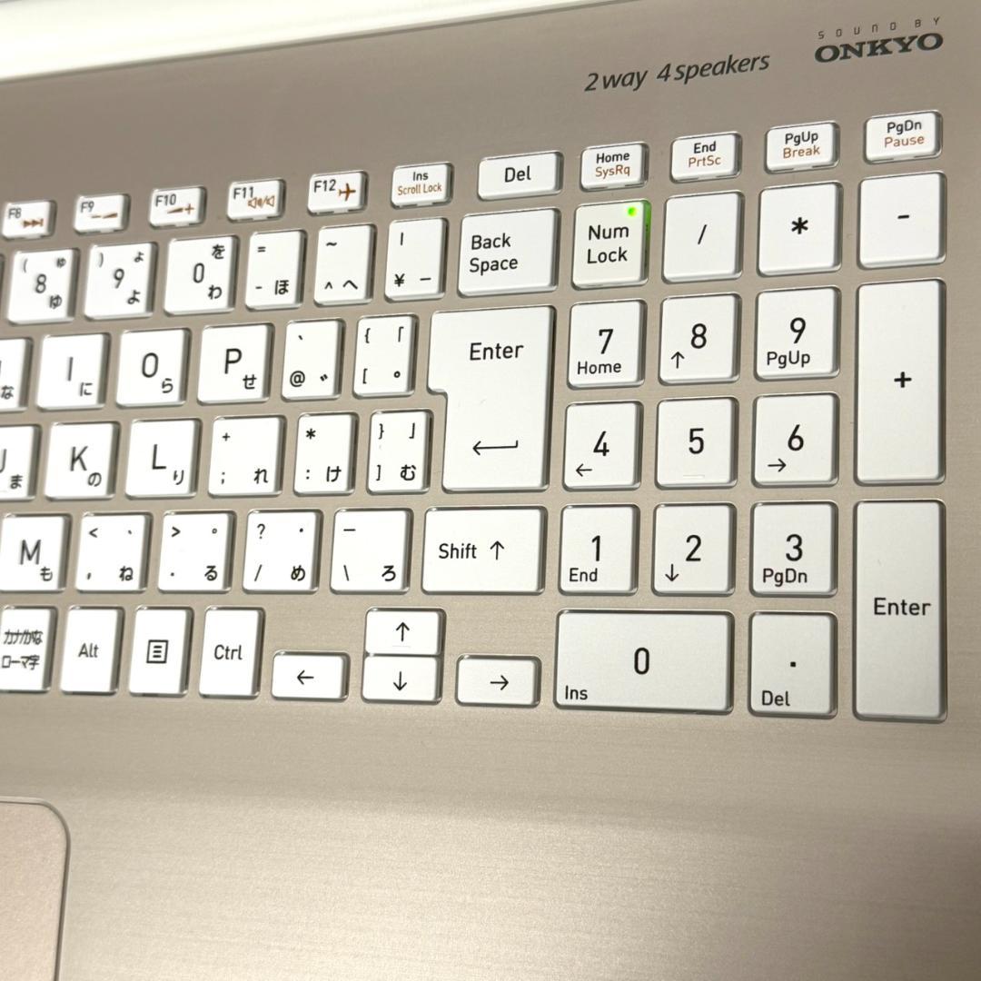 ★希少カラー★ ゴールド 美品 dynabook 第８世代i5 テンキー G17