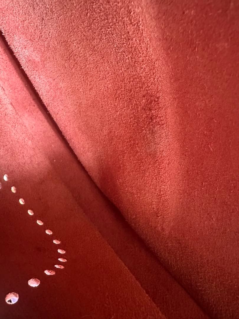 エルメスHERMESエブリン　PMレッド ショルダーバッグ