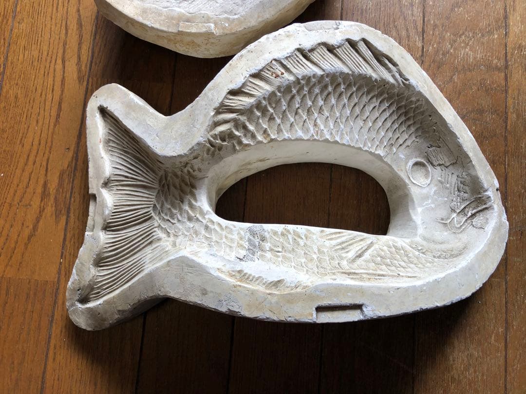 魚型の石膏型　鯛型