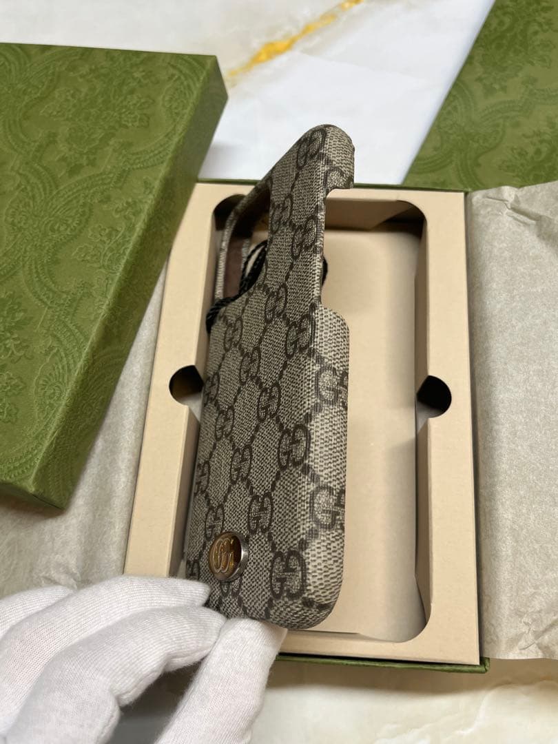 【新品未使用】GUCCI iPhone13 PROケース　オフディア　01
