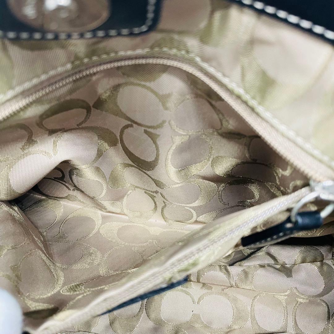 コーチ　ショルダーバッグ　9249 ホーボー　ブラック　美品