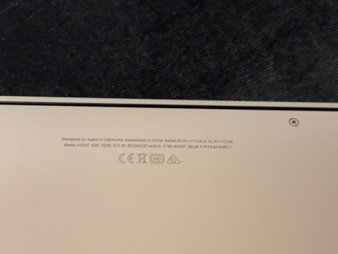 MacBook Air13インチ　M1 2020