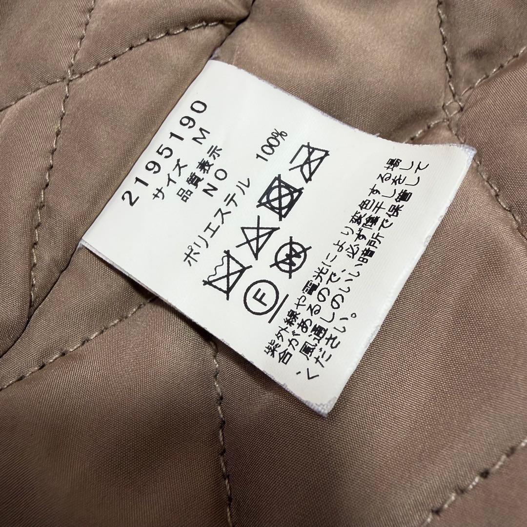 フランシュリッペ モッズコート パールリボン ビジュー ライナー付き ベージュ