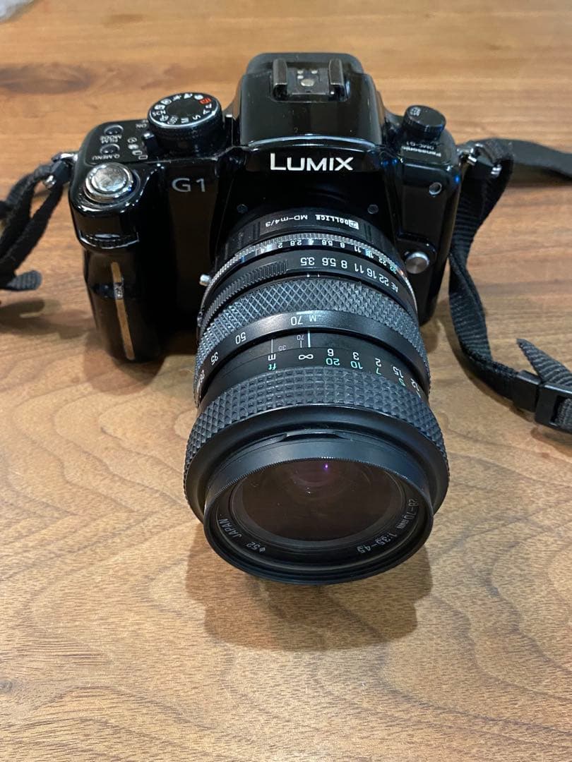 LUMIX G1 ミラーレス一眼タムロン28-70mmマクロオールドレンズ付