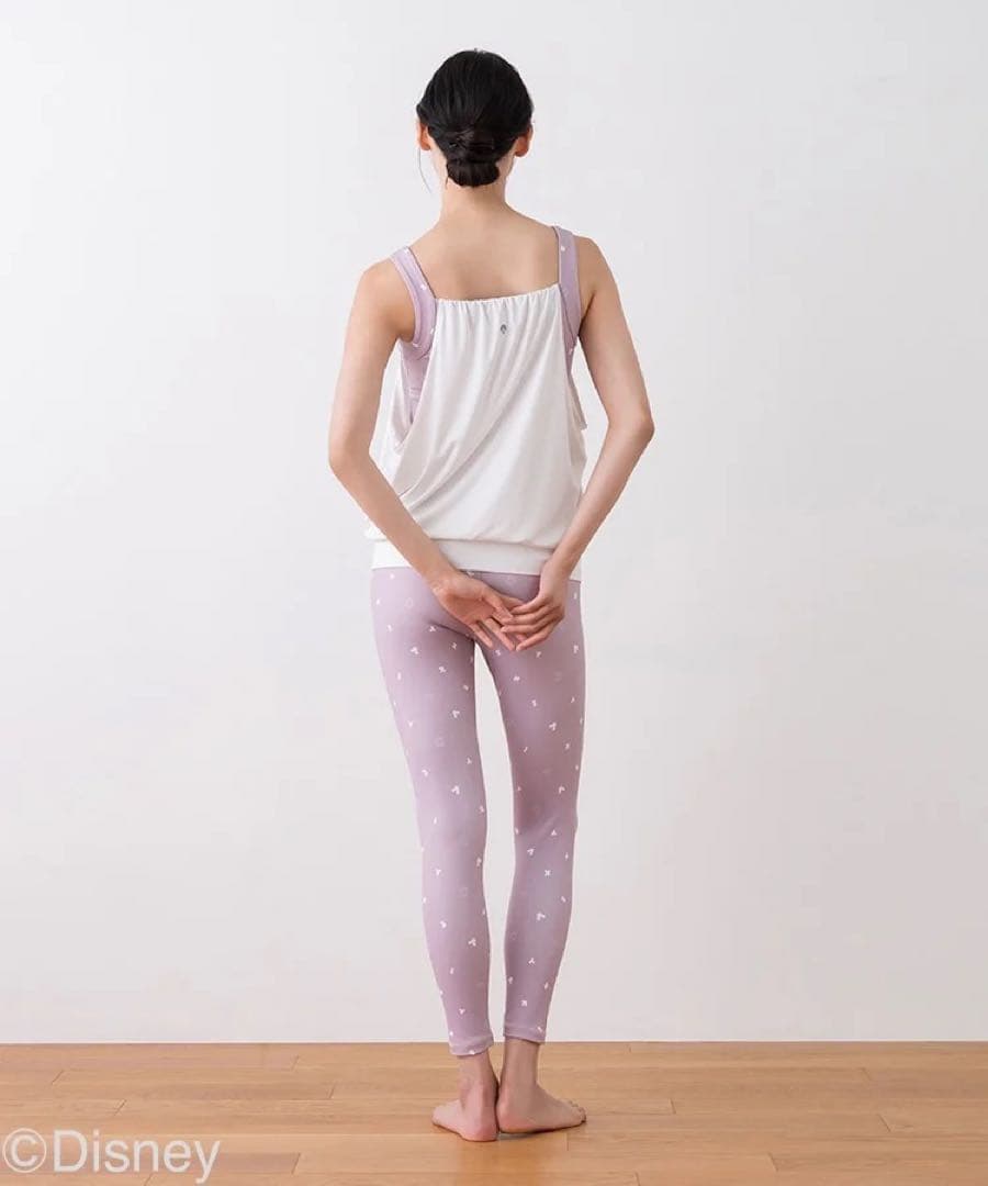 【SUKALA】レイヤードタンク＆レギンスセットアップ　ミニーマウス　Sサイズ