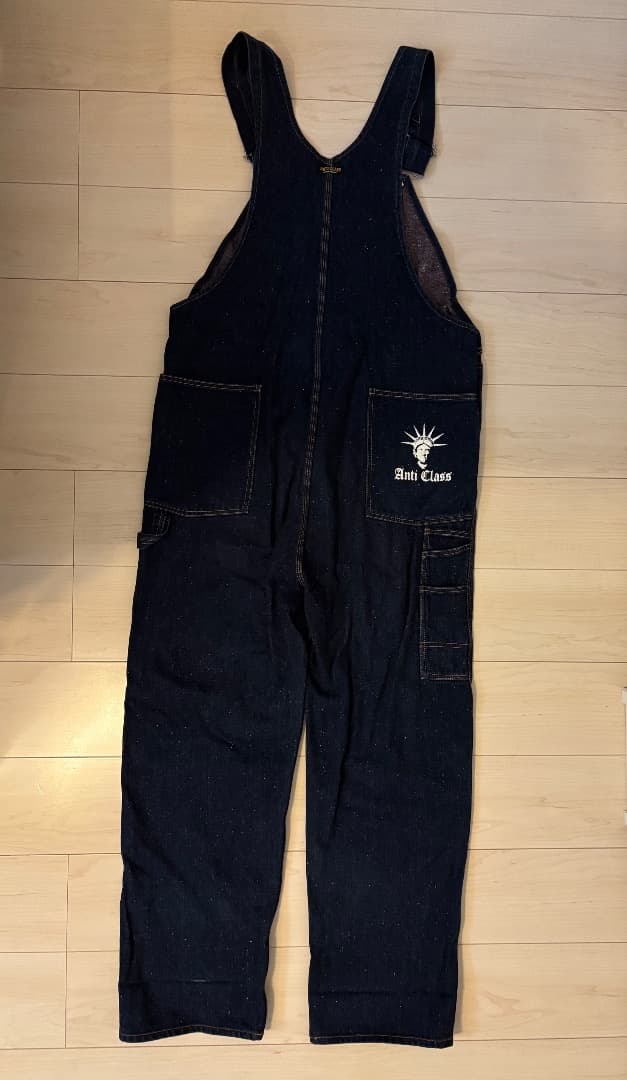 アンチクラス　オーバーオール　サイズM インディゴ