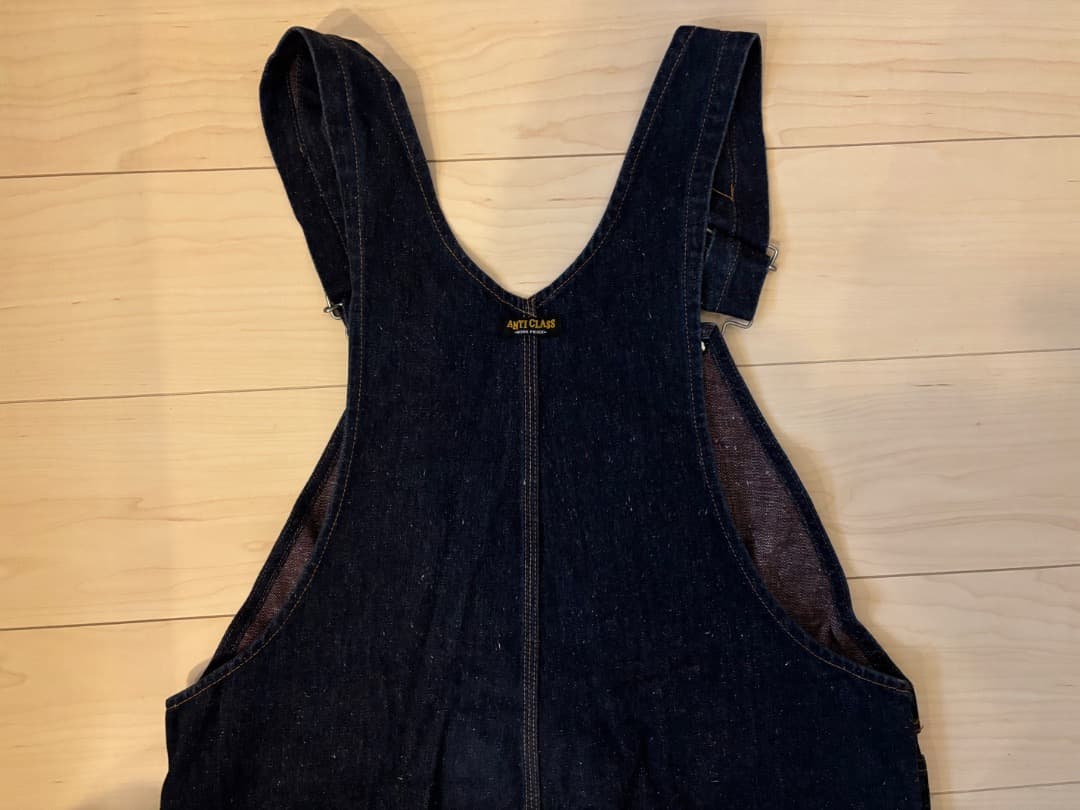 アンチクラス　オーバーオール　サイズM インディゴ