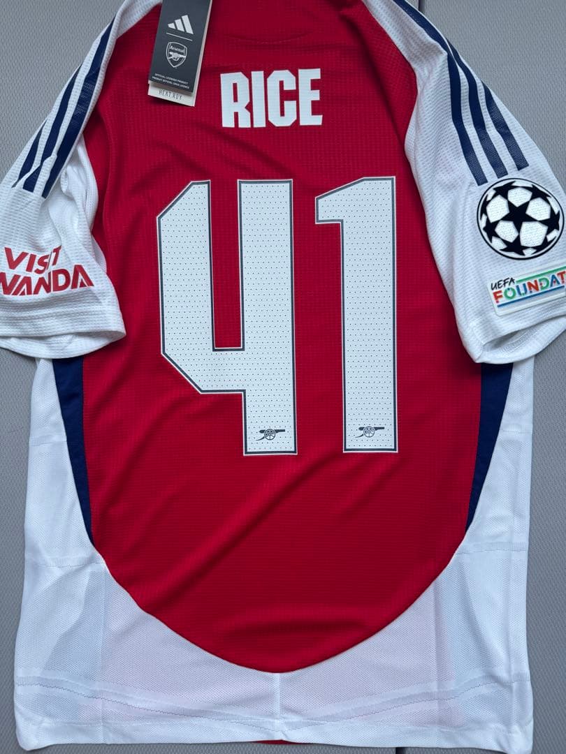 アーセナル adidas シャツ Rice 41