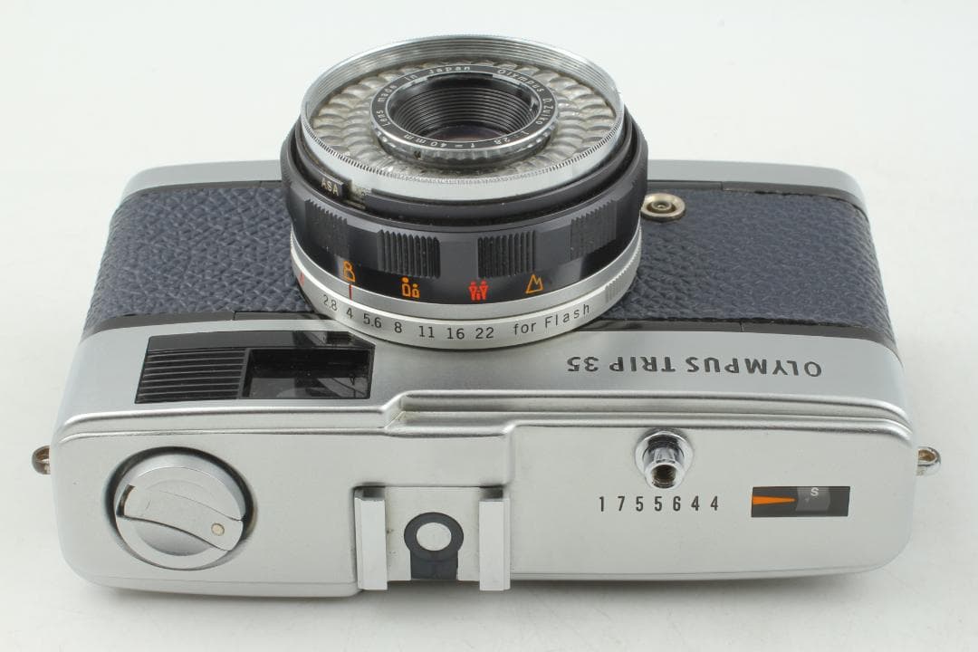 【美品　整備済】ネイビー　オリンパストリップ35 40mm f2.8 1080