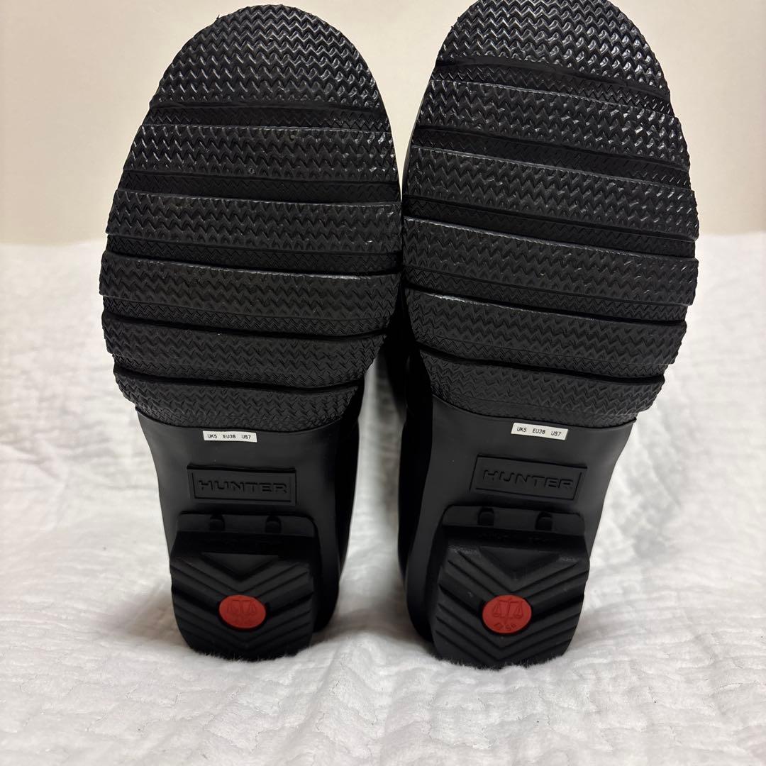 ★美品★HUNTER ハンター オリジナル トール レイン ブーツ　バックル付き
