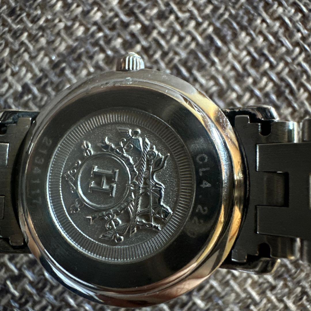 HERMES クォーツ 腕時計 シルバー/ゴールド