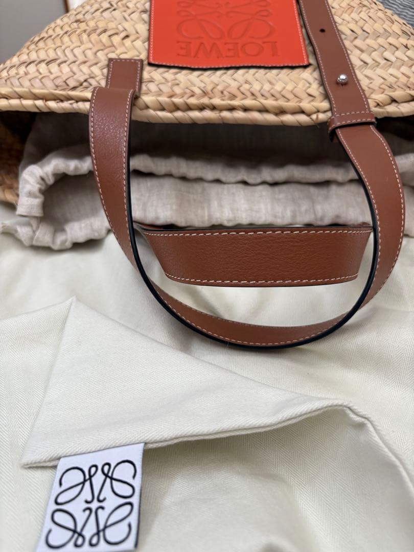 LOEWE ロエベバスケットバッグミディアム カゴ☆超美品