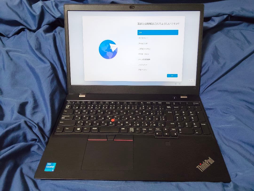 第11世代Thinkpad L15GEN2:Core i5/16GB/256GB