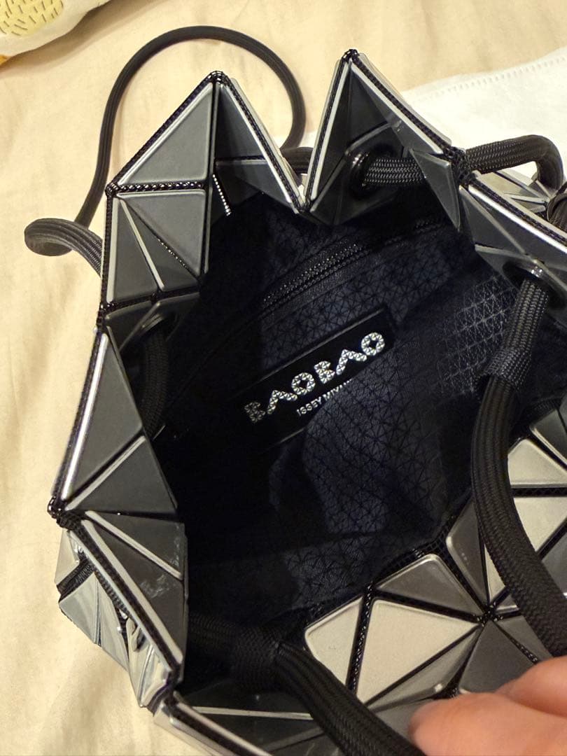 BAOBAO ISSEY MIYAKE WRING ショルダーバック シルバー