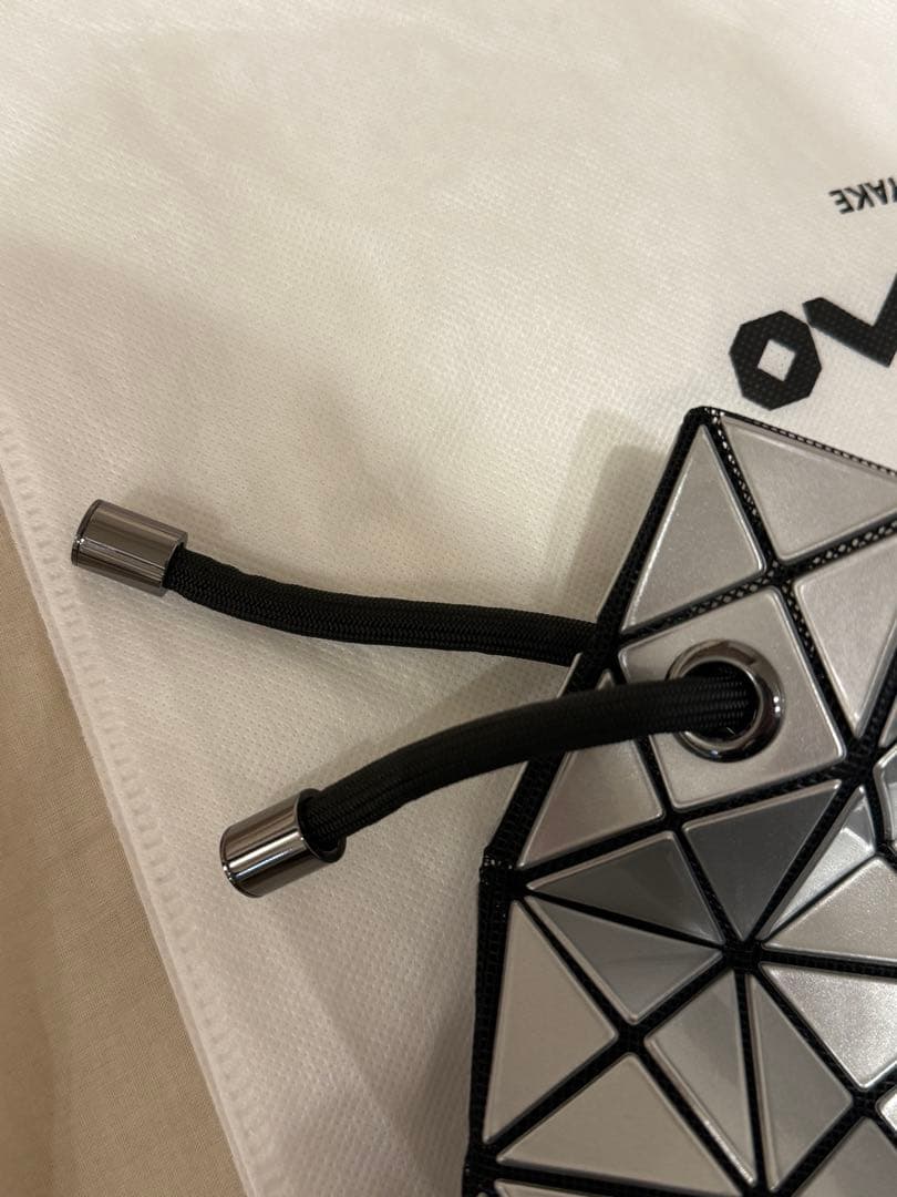 BAOBAO ISSEY MIYAKE WRING ショルダーバック シルバー