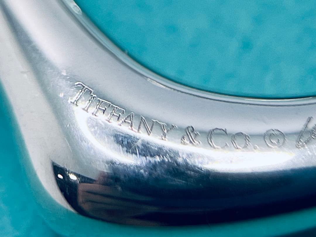 c902 美品　ティファニー　オープンハート　ブローチ　シルバー　925