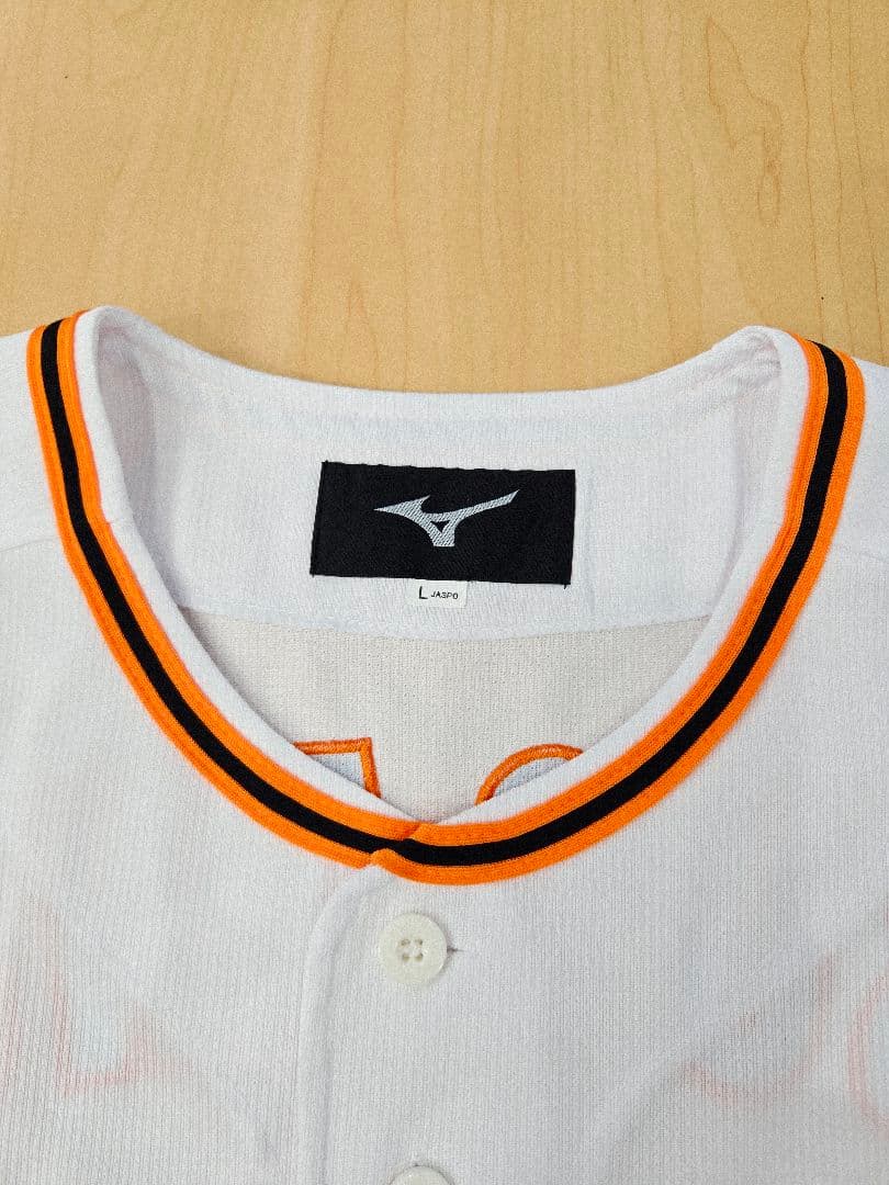 【刺繍タイプ】読売ジャイアンツ　菅野智之 ユニフォーム　ミズノ Lサイズ