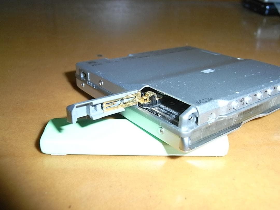 動作確認済・充電池新品】panasonic ポータブルMDプレーヤ　MJ-59