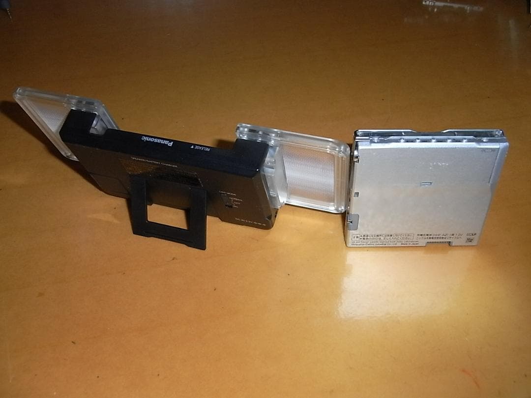 動作確認済・充電池新品】panasonic ポータブルMDプレーヤ　MJ-59