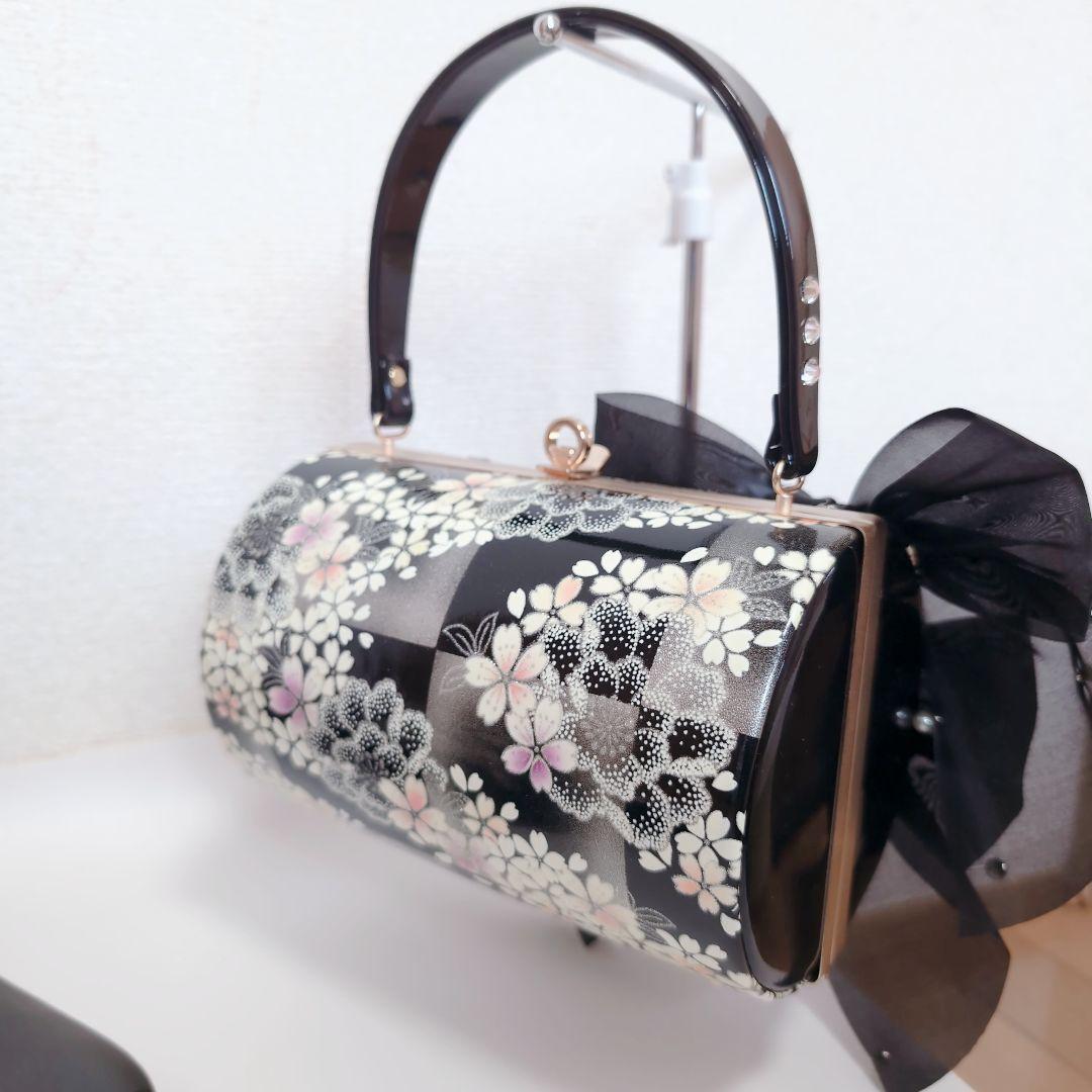 和装バッグ　草履　セット　派手　成人式　結婚式　艶やか屋みんく華やか