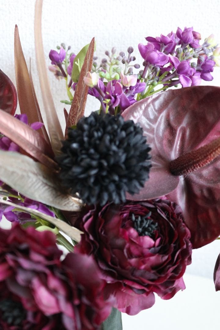 造花 ウェディングブーケ ブートニア付き