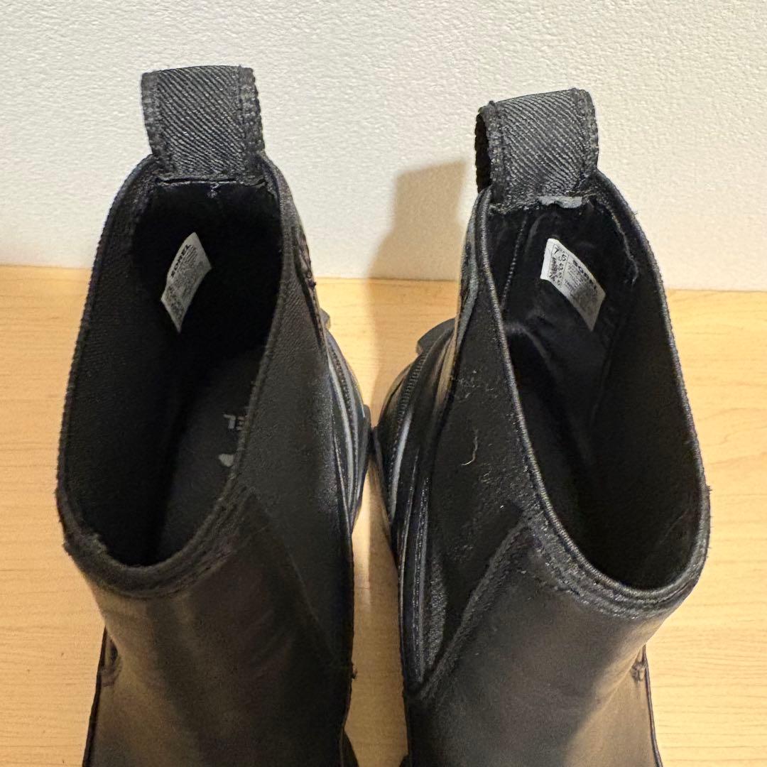 美品　SOREL サイドゴアブーツ ブラック　レインブーツ　チェルシーブーツ