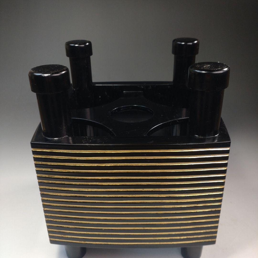 イ221 花入『初瀬川　柳庵』『柳庵好　金線糸巻花生　漆塗　共箱』茶道具