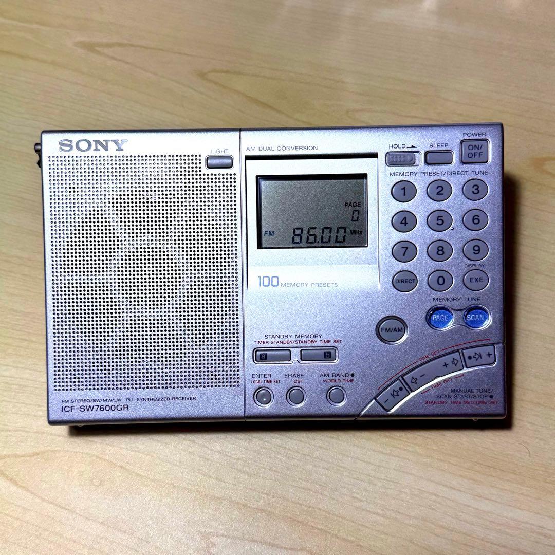 ラジオ・コンポ SONY ICF-SW7600GR