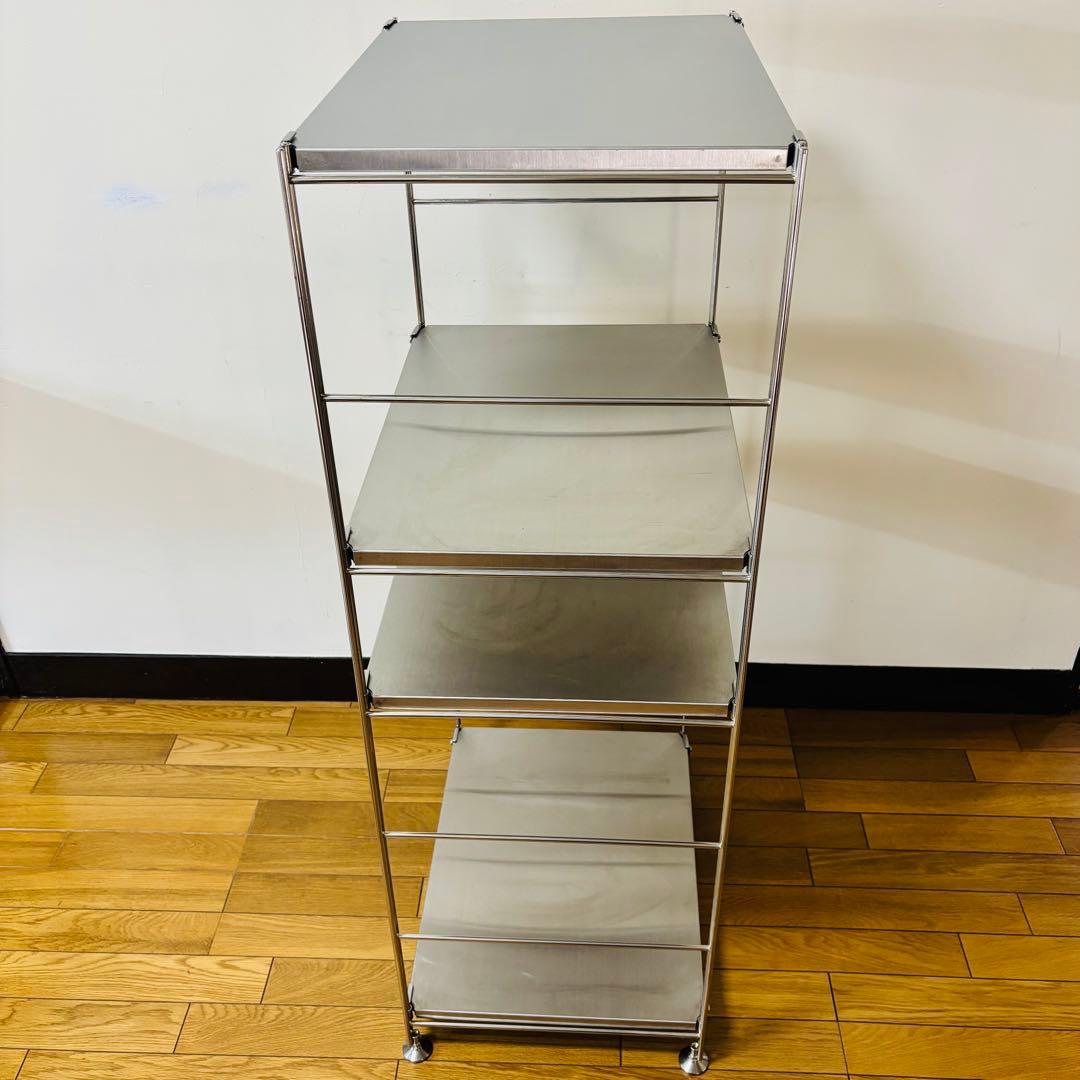 無印良品 ステンレス棚 ステンレスユニットシェルフ 4段　送料込み