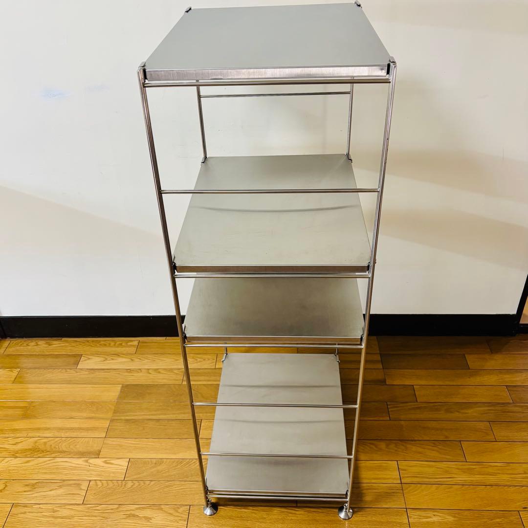 無印良品 ステンレス棚 ステンレスユニットシェルフ 4段　送料込み