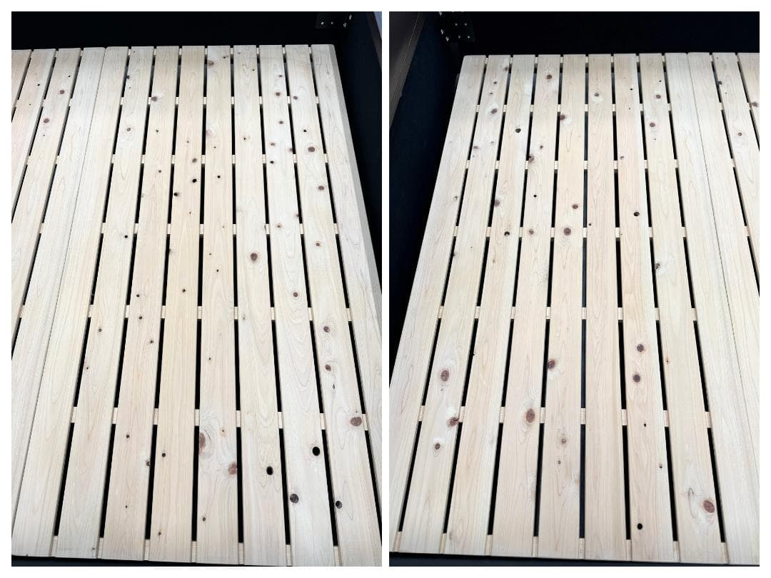 TIME & STYLE■ベッドフレーム　キングサイズ　ハイクラスモダン　レザー