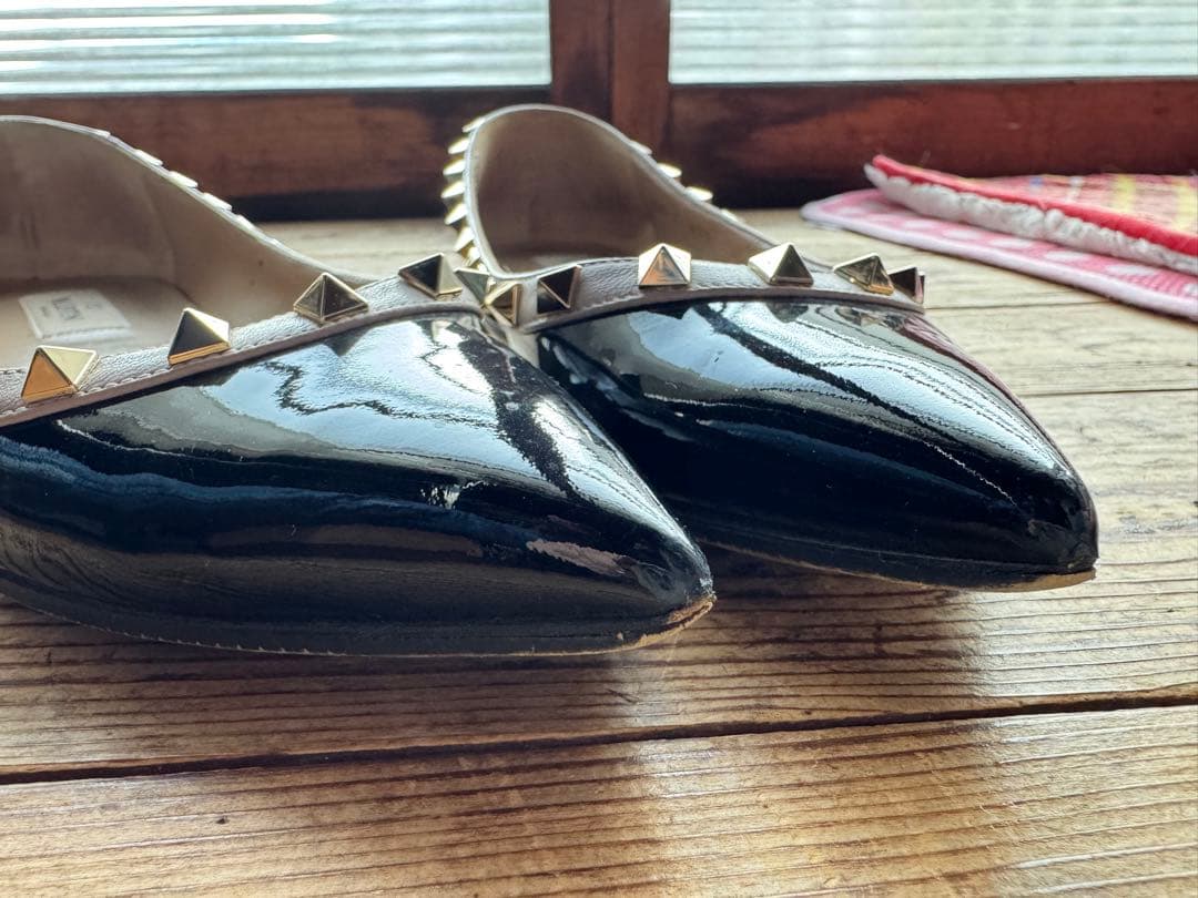 VALENTINO スタッズ付きフラットシューズ⭐︎36ハーフ