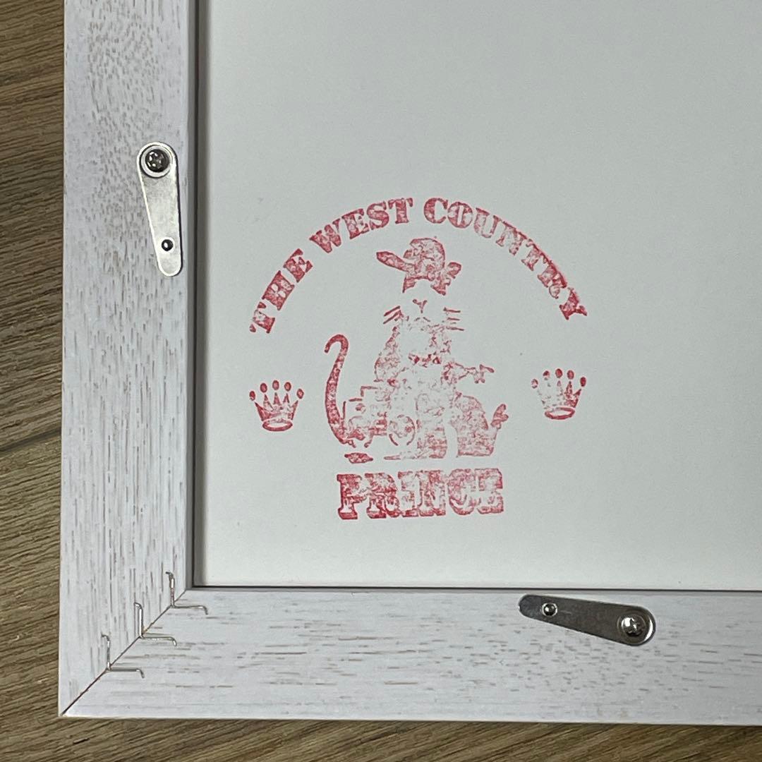 大幅値下げBanksy ケイト・モス シルクスクリーン作品・額装済み