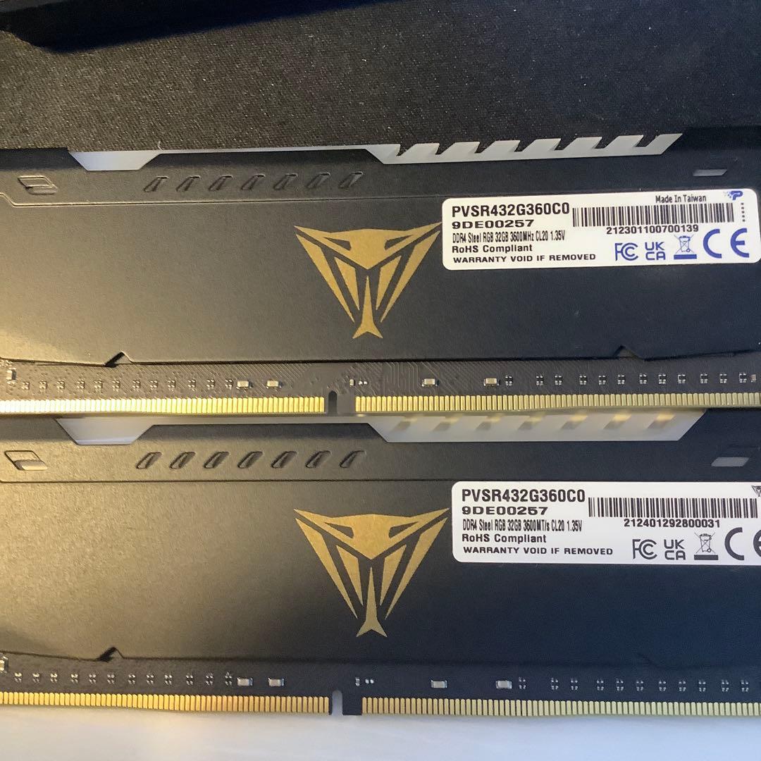 Patriot memory DDR4-3600 32GB×2枚 64gb
