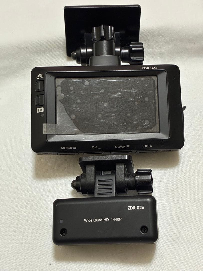 コムテック ZDR 026ドライブレコーダー前後カメラ　(129)