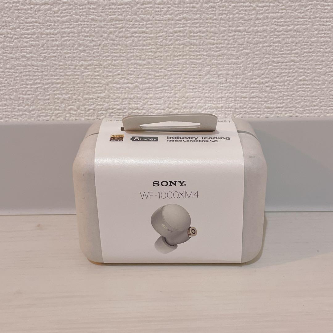 【美品】SONY WF-1000XM4 プラチナシルバー