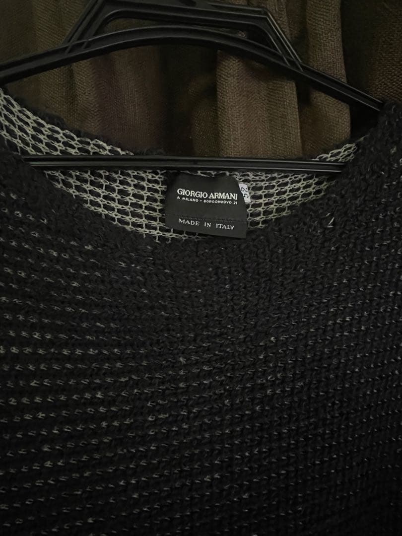 志*村様 Giorgio Armani モヘア　メッシュ　ニット