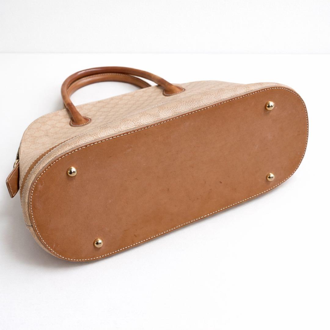 CELINE セリーヌ マカダム ハンドバッグ ベージュ ヴィンテージ　正規品