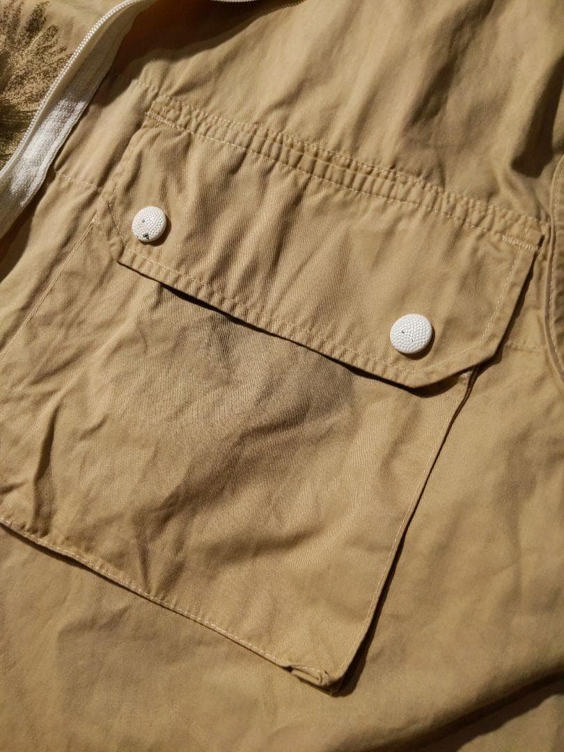 セットアップ リバーシブル 実物ドイツ軍 スノーパーカー ジャケット 後染め