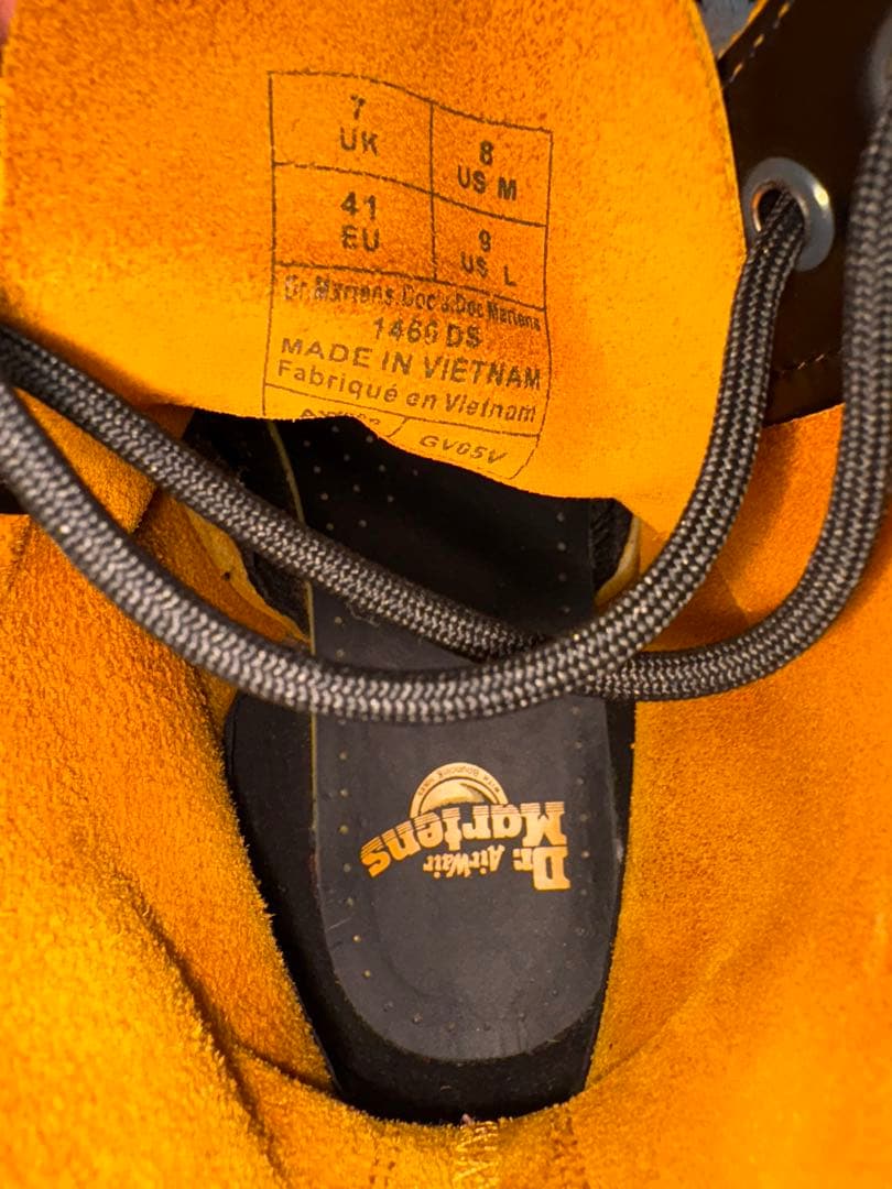 ドクターマーチンDr. Martens 60周年ダブルステッチ 26㎝　茶芯