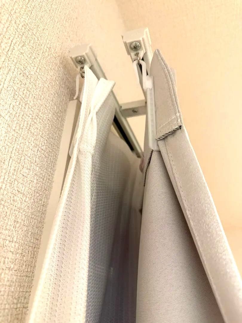 【遮光1級】カーテン　掃き出し窓用　レースカーテン付