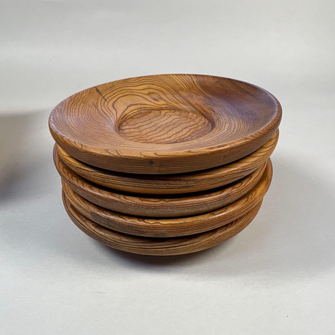 【貴重】　屋久杉　茶托　煎茶道具