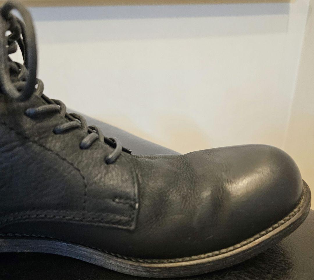 PADRONE バックジップ レース アップ ブーツ 黒 27cm / 42