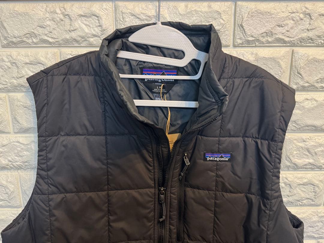 【Patagoniaパタゴニア】メンズ・ライト・ガスト・ベスト　Lサイズ 黒