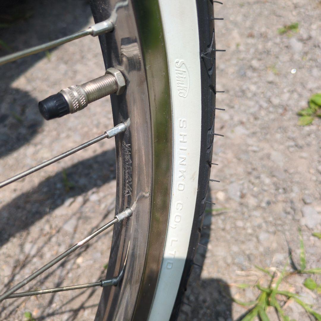 MIYATA　一輪車　青　フラミンゴ　ミヤタ　24インチ ブルーカラー　②